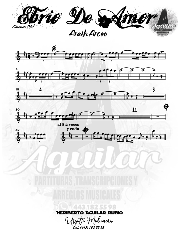 La imagen puede contener una previsualizacion de una partitura